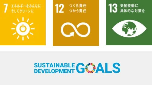 SDGs17の目標 7.12.13の画像